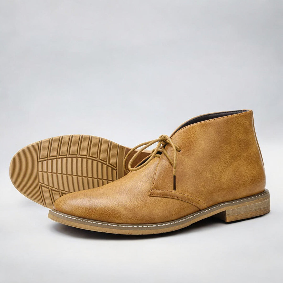 Men's classic everyday boots shown as a pair