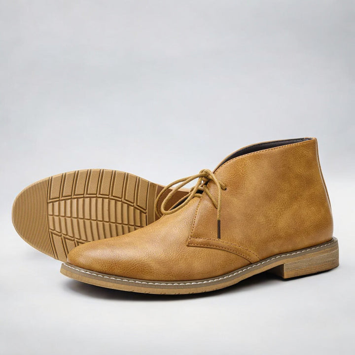 Men's classic everyday boots shown as a pair