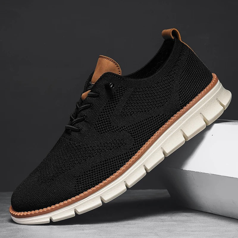 Men’s Breathable Knit Sneakers | Lightweight Casual Walking Shoes