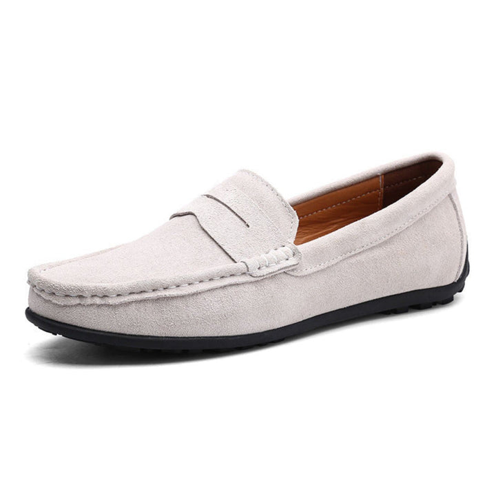 Men's Orthopedic Leather Slip-On Slippers