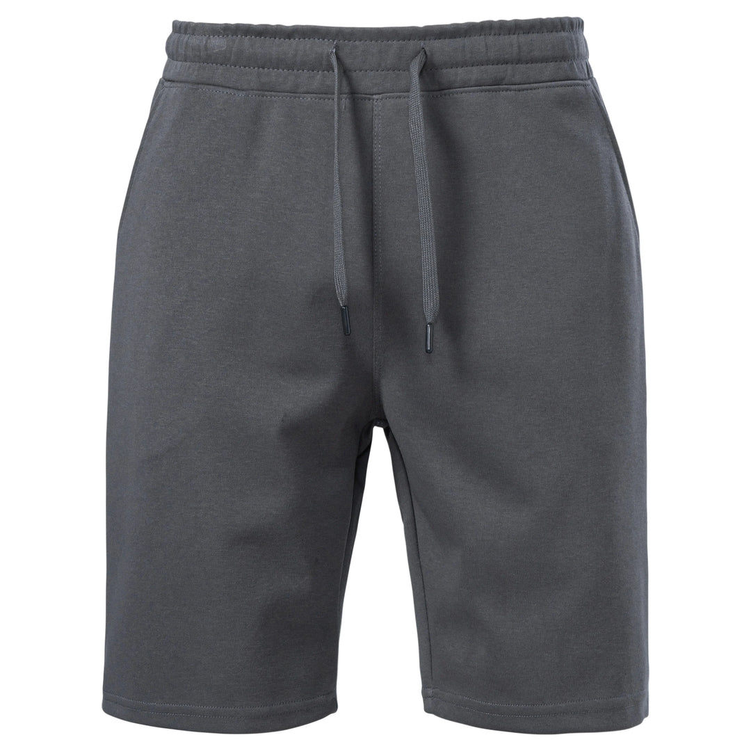 Men's Cotton Blend Elastic Waist Solid Color Shorts