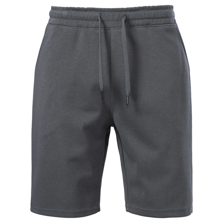 Men's Cotton Blend Elastic Waist Solid Color Shorts