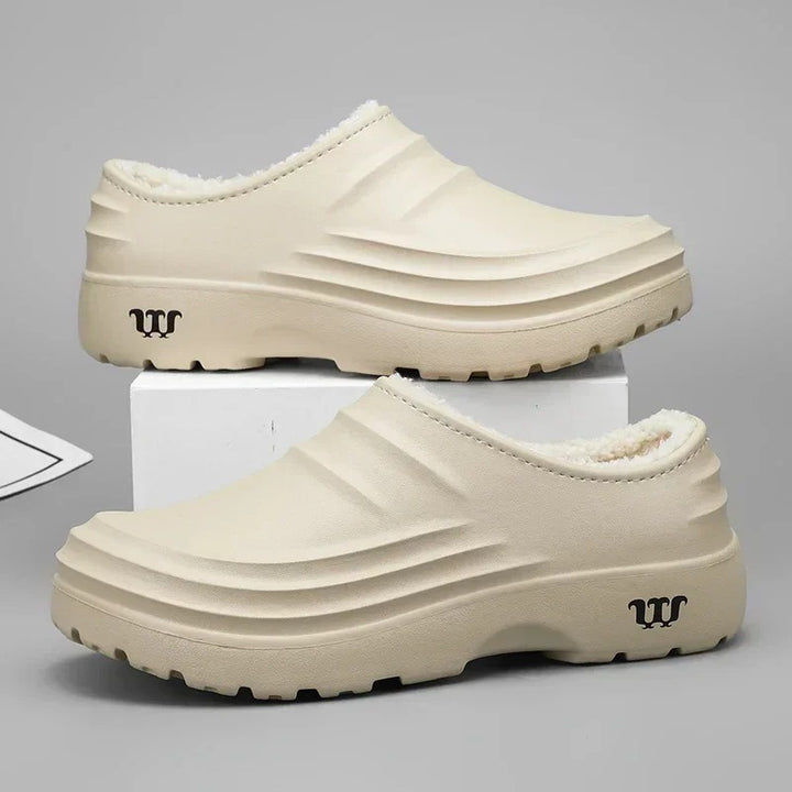 All-Weather Fleece-Lined Waterproof Clogs