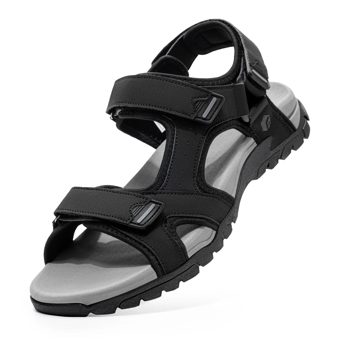Men's Wide Toe Box Walking Sandals Synthetic Leather