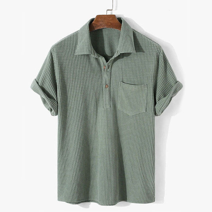 Men's Retro Hawaiian Shirt Short Sleeve Tropical Print