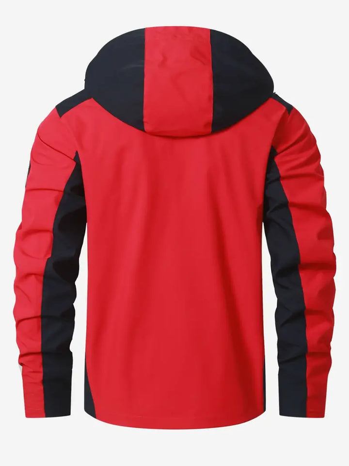 Women's jacket displayed with reflective panels for improved visibility