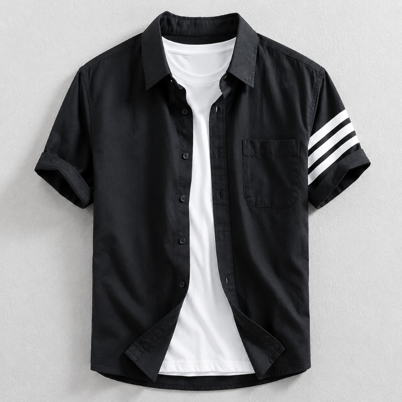 Men's Linen Blend Tailored Shirt