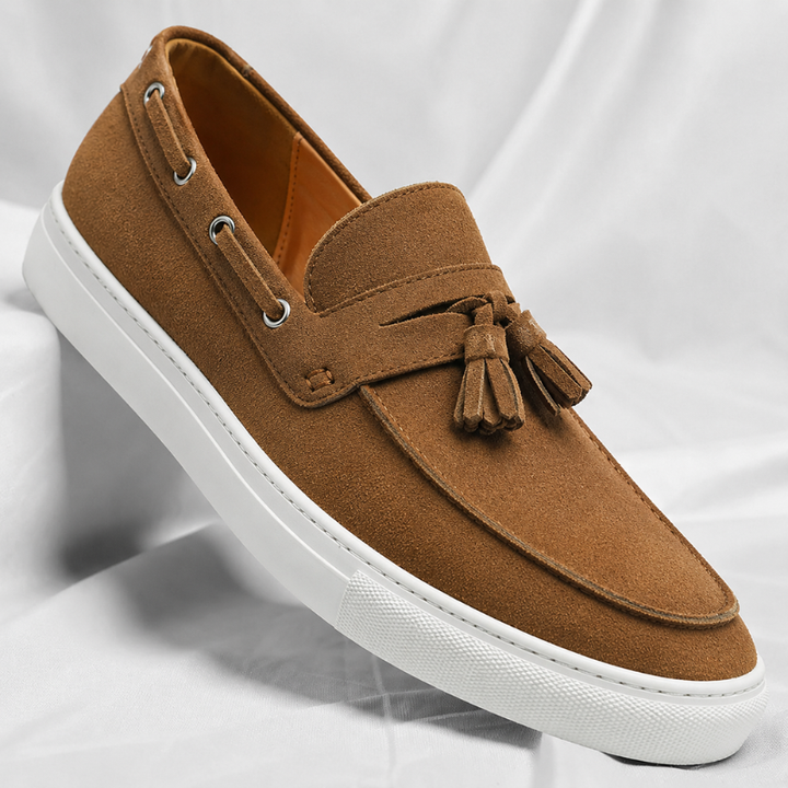 Men's Suede Tassel Loafers