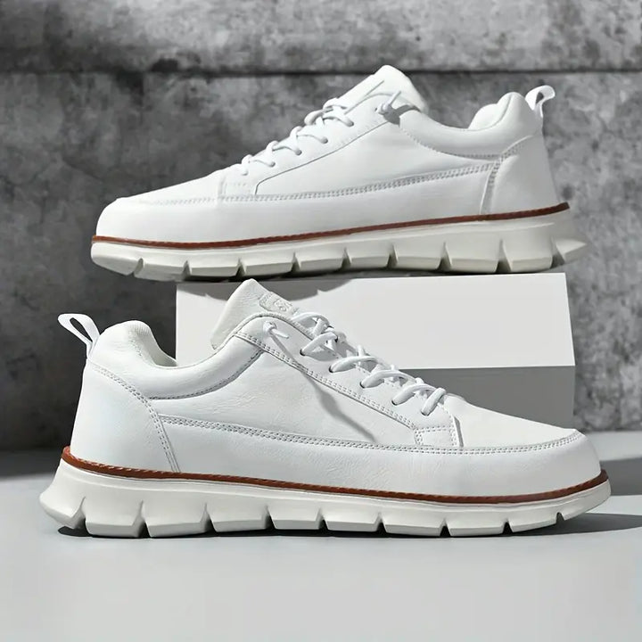 Side view of comfortable men's casual sneakers