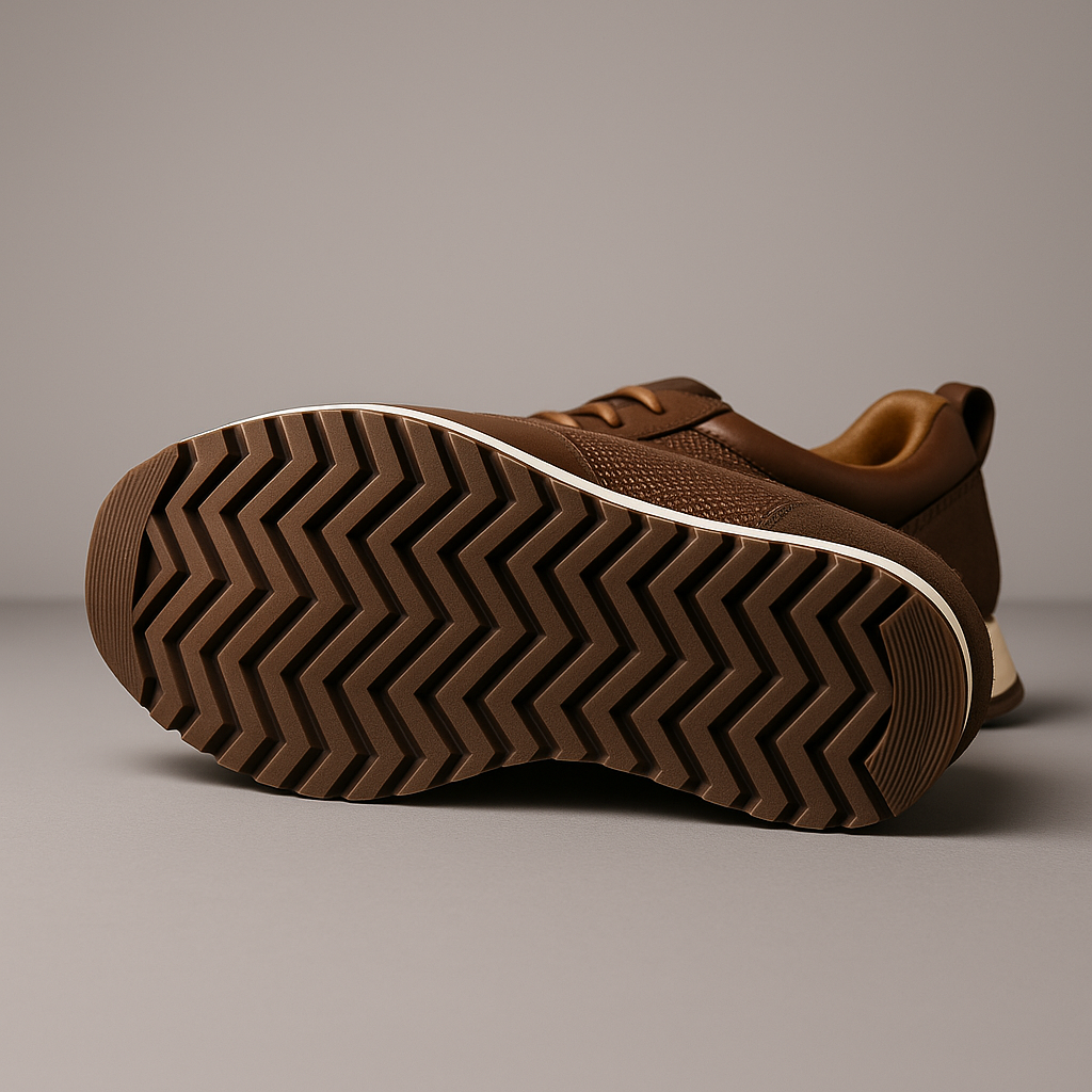 Leather Cushioned Sneakers