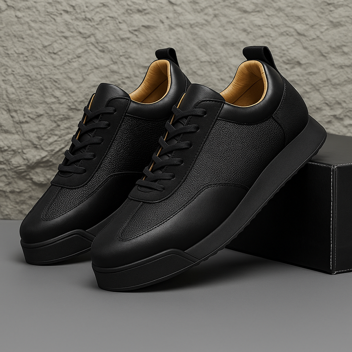 Leather Cushioned Sneakers