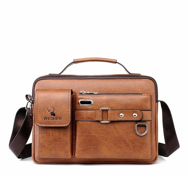 CommandTech Leather Briefcase