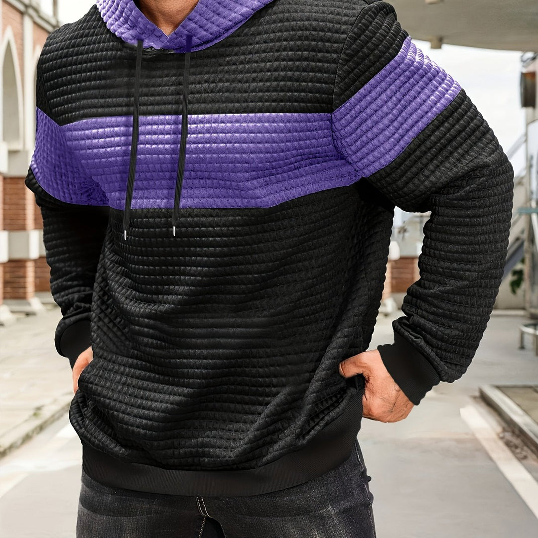 Men's Textured Gradient Hoodie