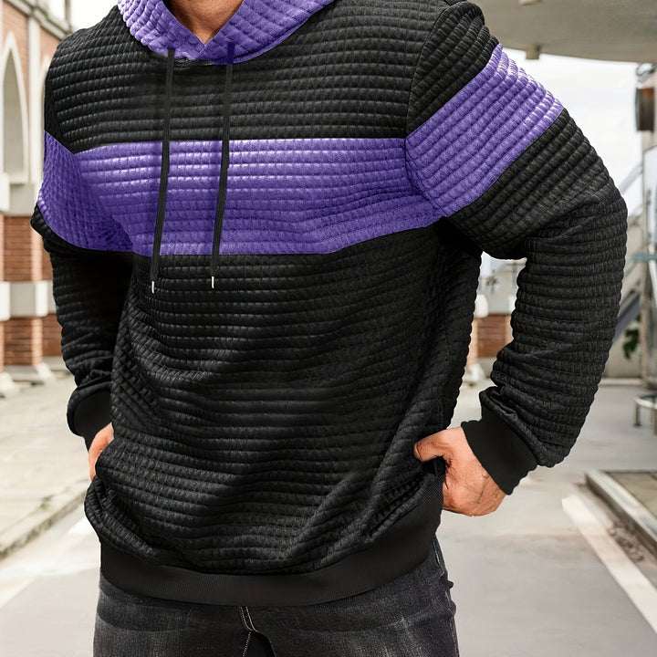Men's Textured Gradient Hoodie