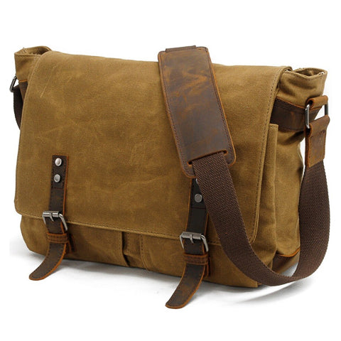 Vintage Canvas Crossbody Bag