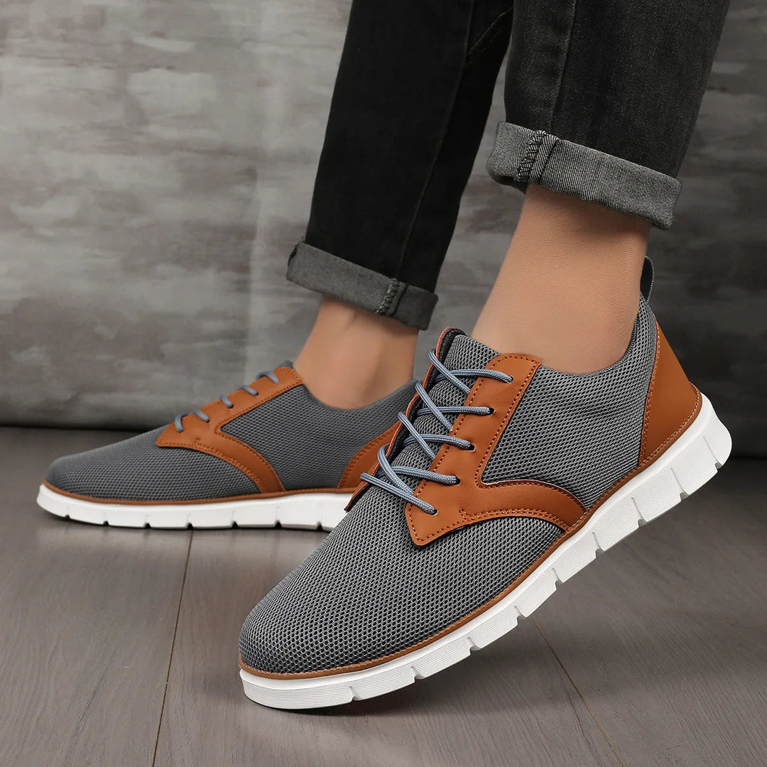 Men's Canvas Leather Sneakers