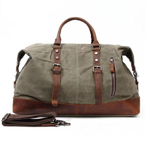 Canvas Vintage Travel Bag Men's