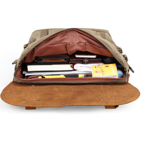 DSLR Camera Backpack Durable Vintage Design