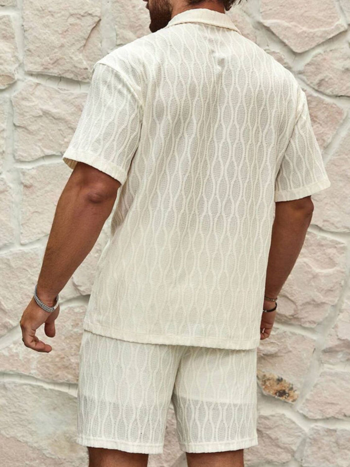 Summer Short Sleeve Top and Shorts Set