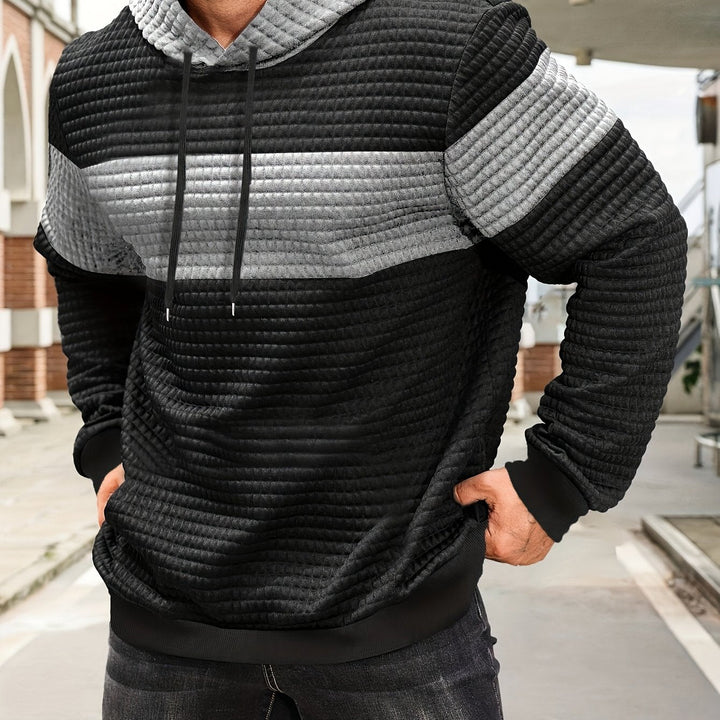 Men's Textured Gradient Hoodie