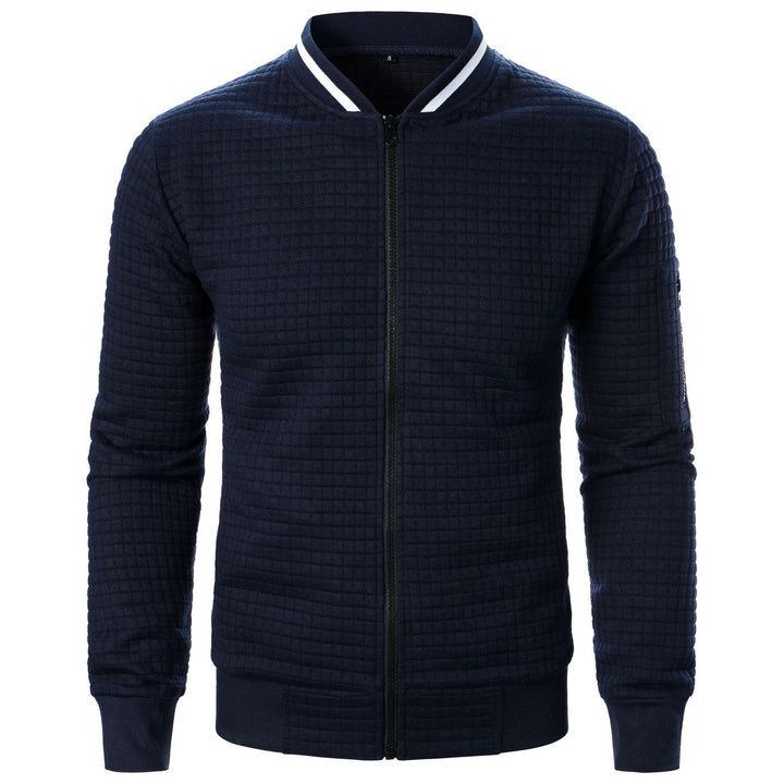 Men's Zip-Up Knit Sweater