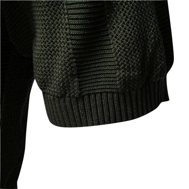 Men's Open-Knit Mesh Ribbed Hem Polo Shirt
