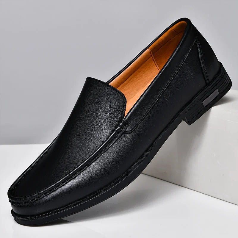 Men's Leather Loafers Dress Shoes