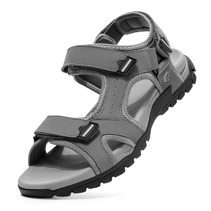 Men's Wide Toe Box Walking Sandals Synthetic Leather