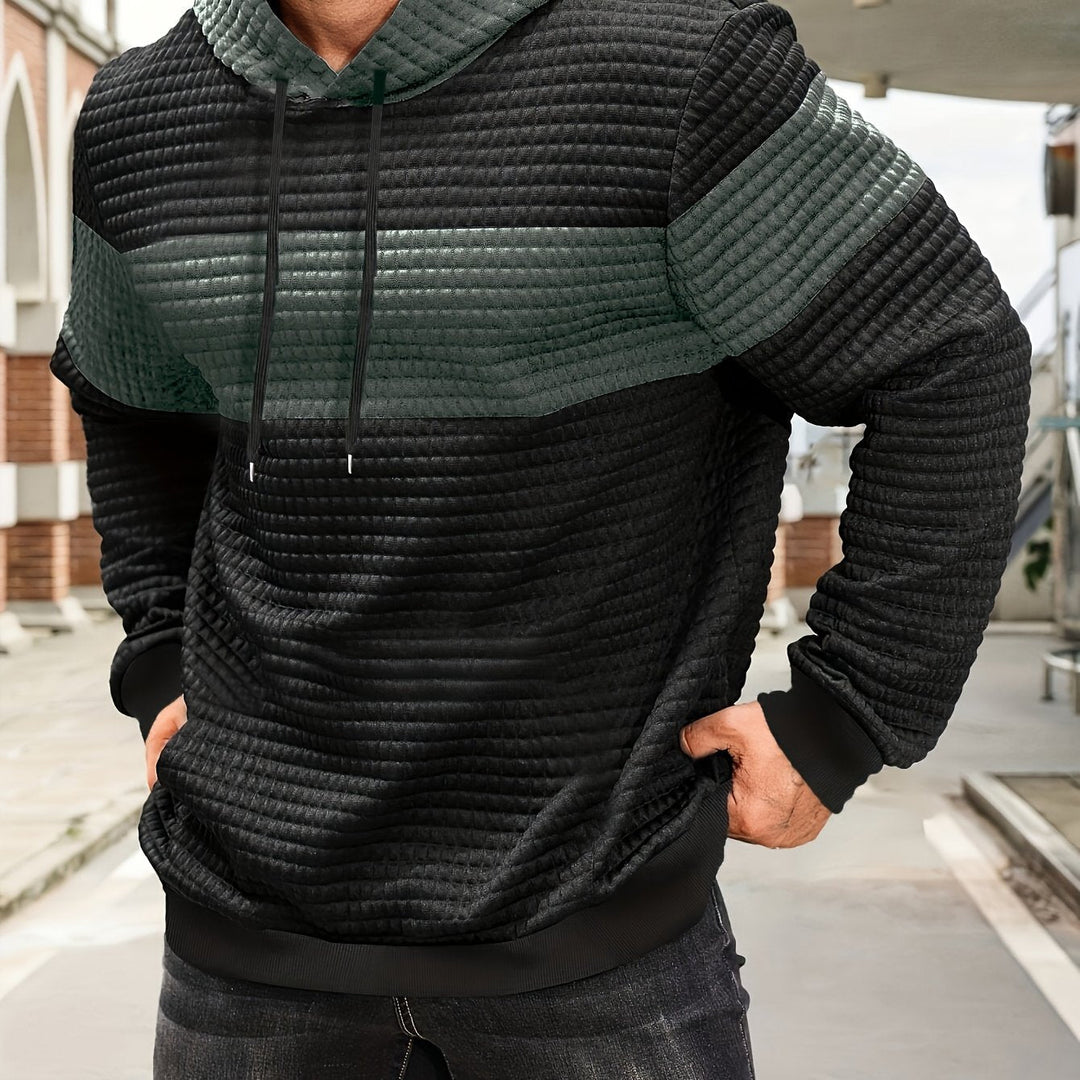 Men's Textured Gradient Hoodie