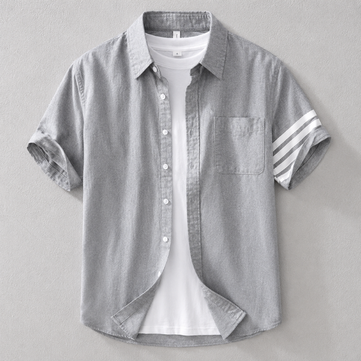 Men's Linen Blend Tailored Shirt