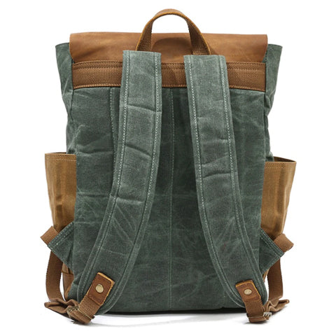 Canvas Vintage Style Backpack Mens