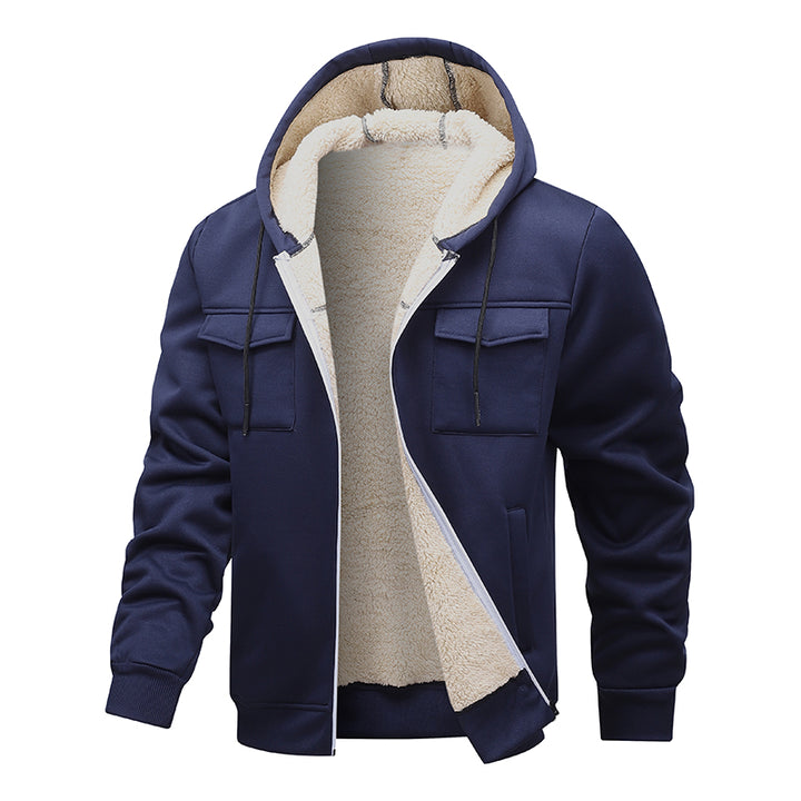 Sherpa Lined Utility Hoodie
