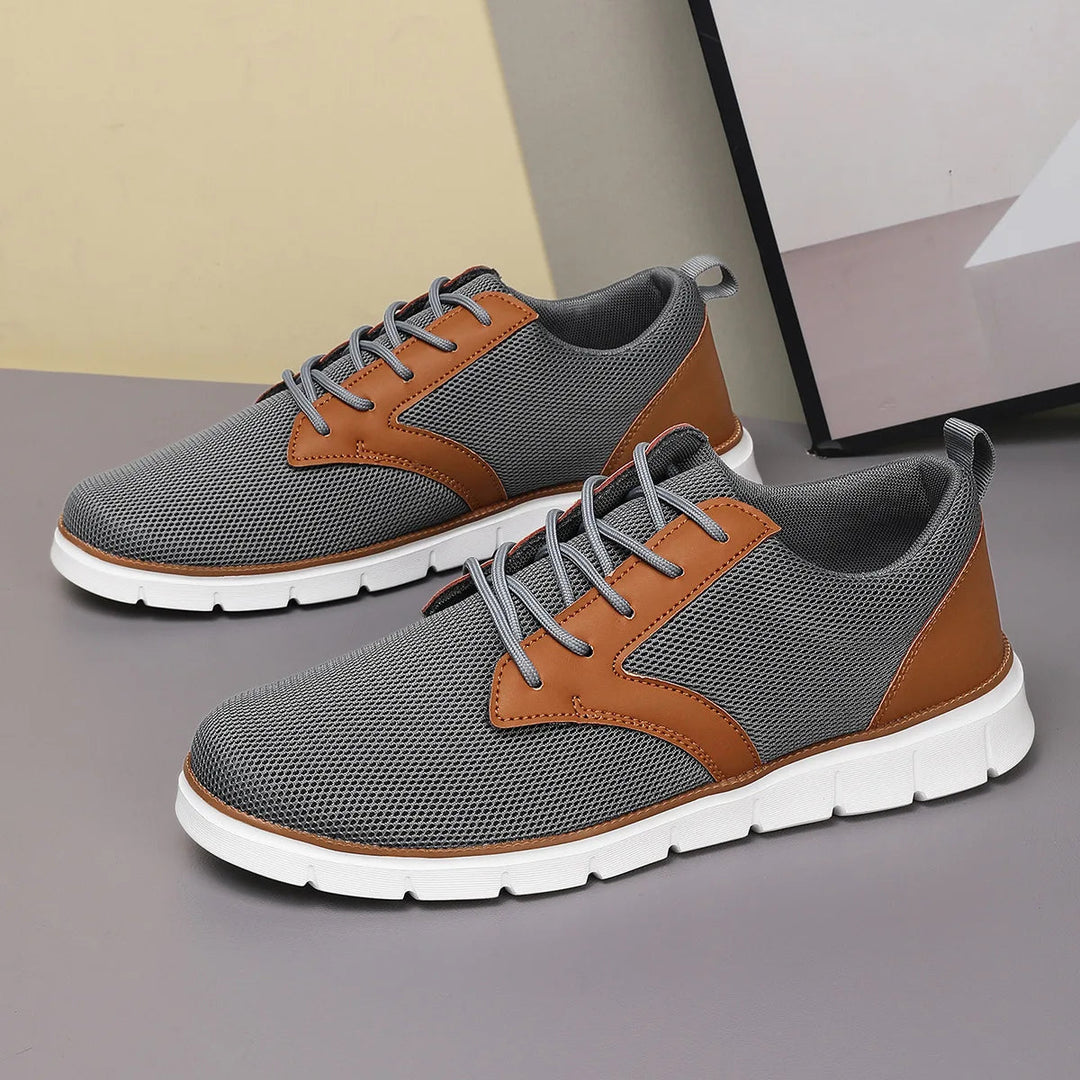 Men's Canvas Leather Sneakers