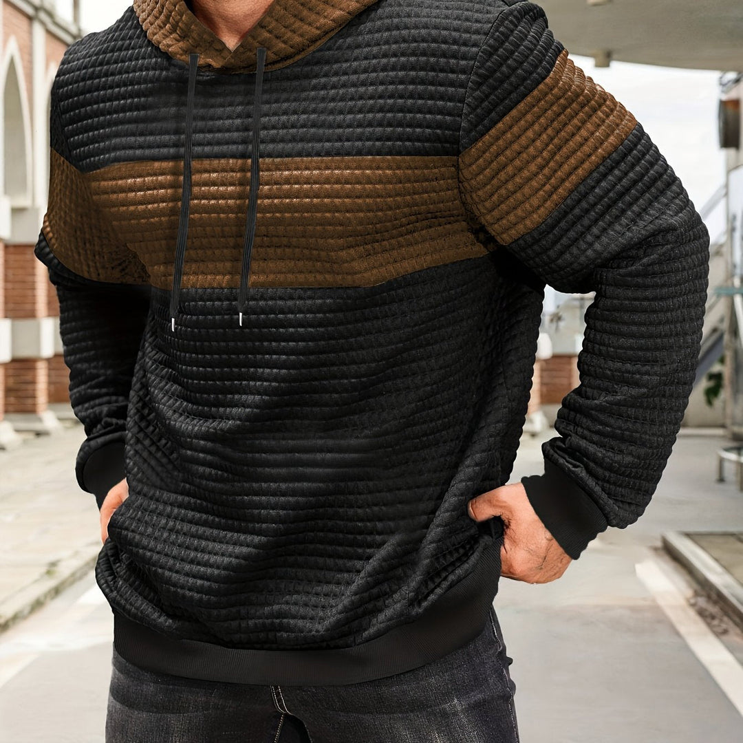 Men's Textured Gradient Hoodie