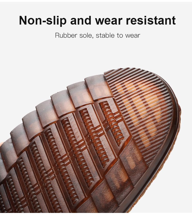 Men's Leather Canvas Slip-On Sneakers