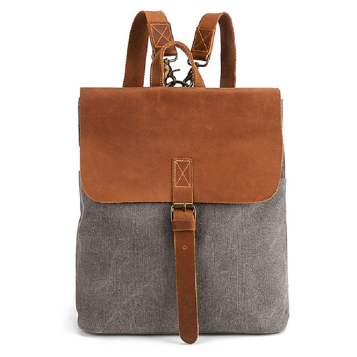 Vintage Canvas Square Backpack