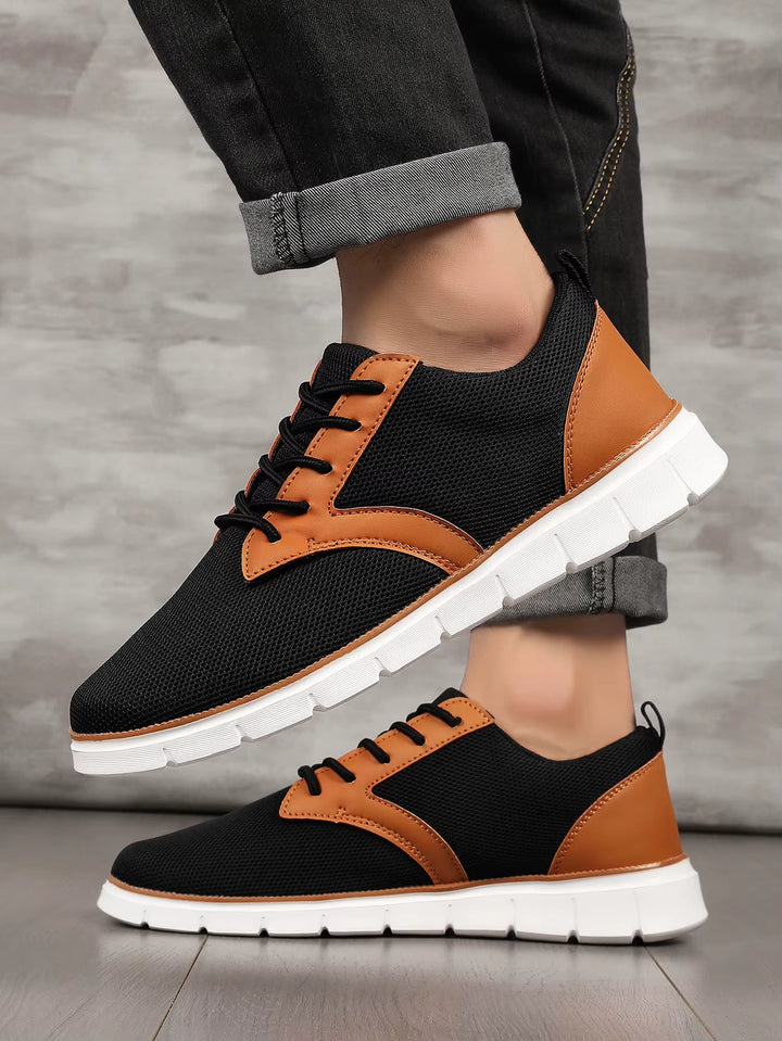 Men's Canvas Leather Sneakers