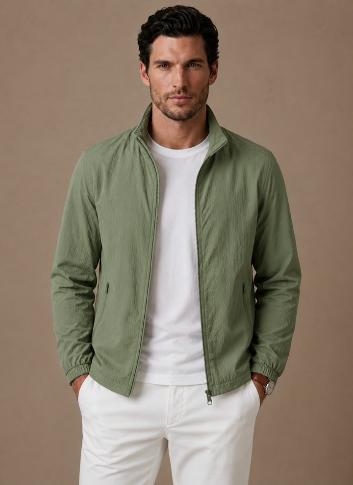 Men's Mesh-Lined Bomber Jacket