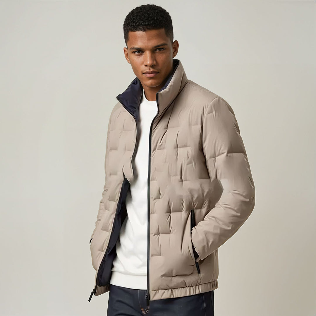 Men's Quilted Lightweight Jacket Relaxed Fit