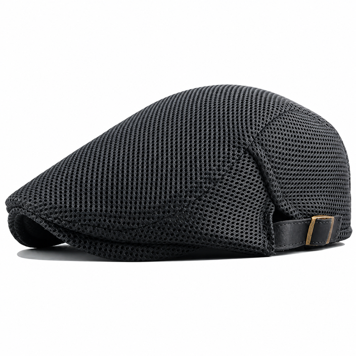 Men's Mesh Flat Cap Adjustable Casual