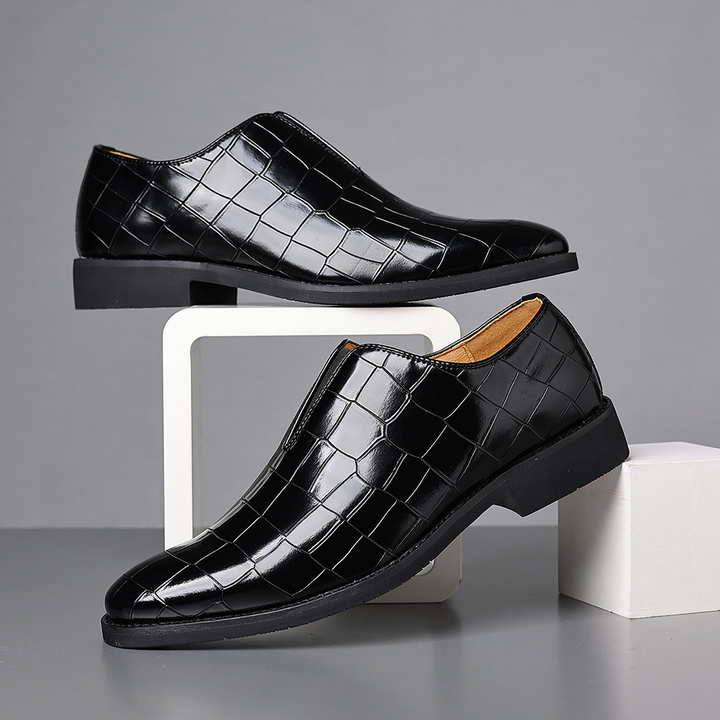 Men's loafers presented as smart everyday footwear