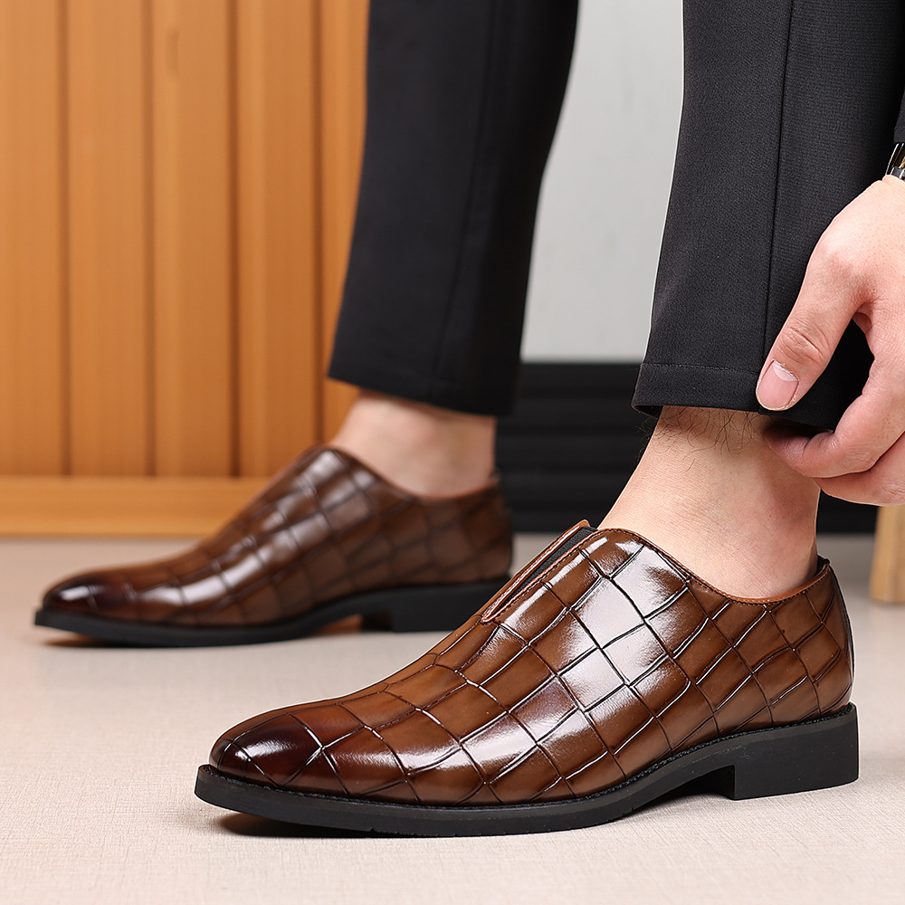 Men's loafers showing the slip-on design