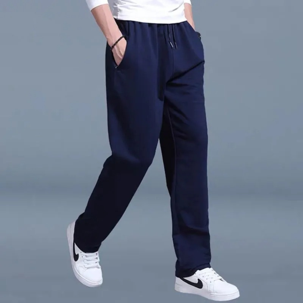 Men's Drawstring Joggers With Side Pockets