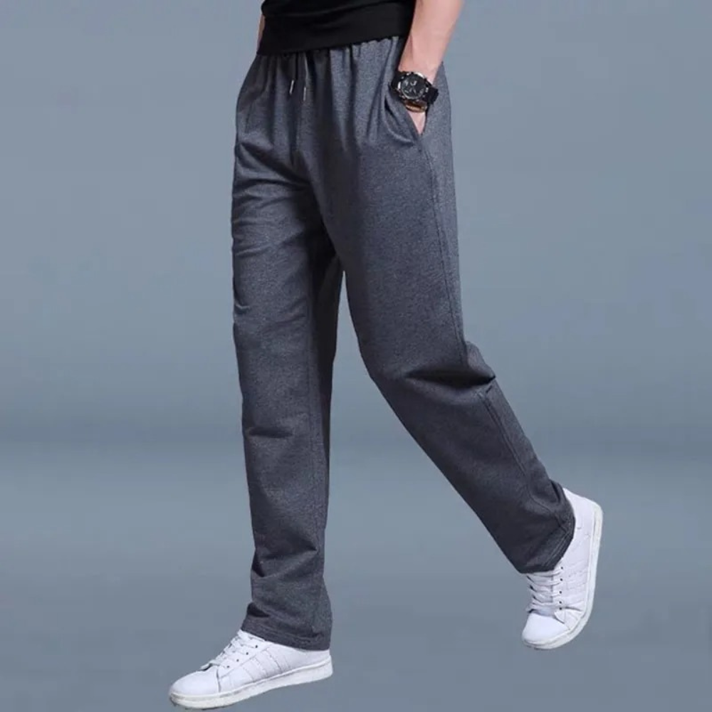 Men's Drawstring Joggers With Side Pockets