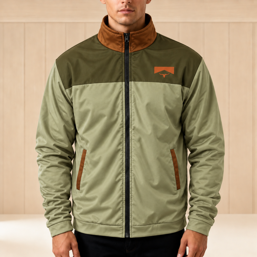 Women's lightweight outdoor jacket shown from the back