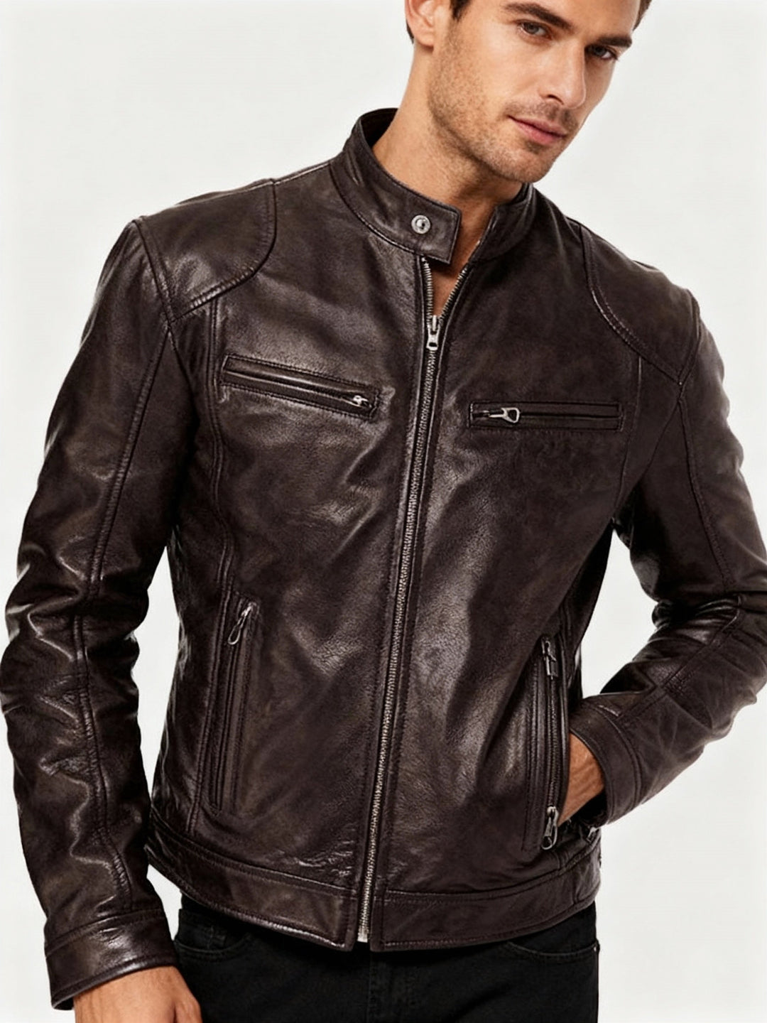 Men's Lined Everyday Jacket With Adjustable Cuffs
