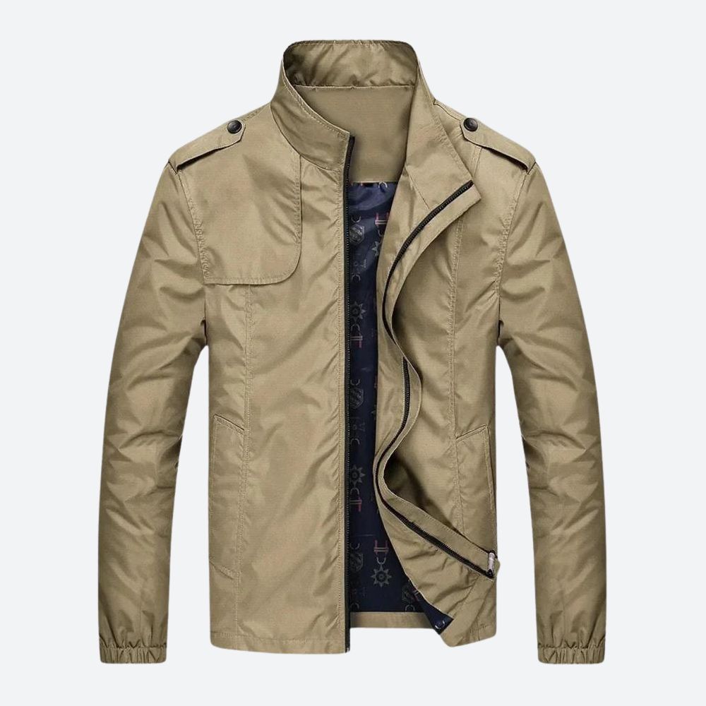 Men's Classic Zip Bomber Jacket