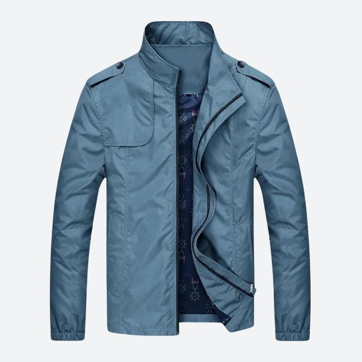 Men's Classic Zip Bomber Jacket