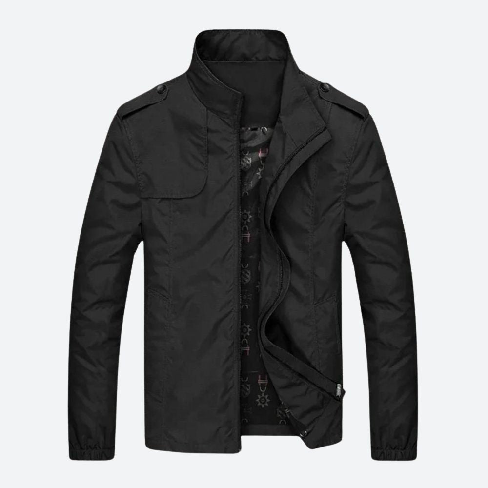 Men's Classic Zip Bomber Jacket