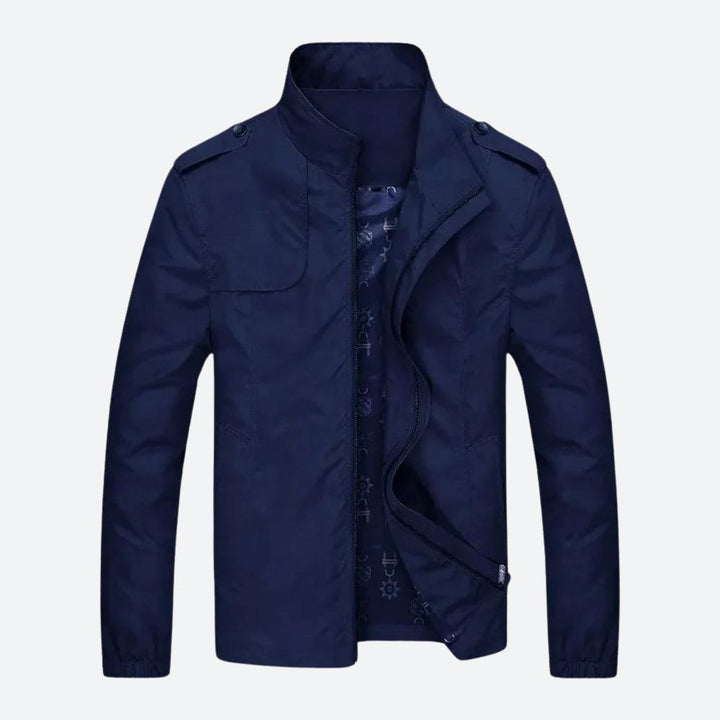 Men's Classic Zip Bomber Jacket